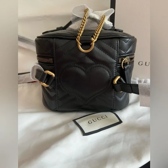 🖤💛 Gucci GG Marmont Matelasse Mini Backpack💛🖤 - Picture 3 of 15